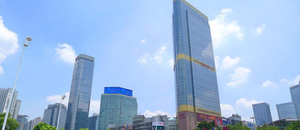 Guangzhou Marriott Hotel Tianhe广州正佳广场万豪酒店外观图