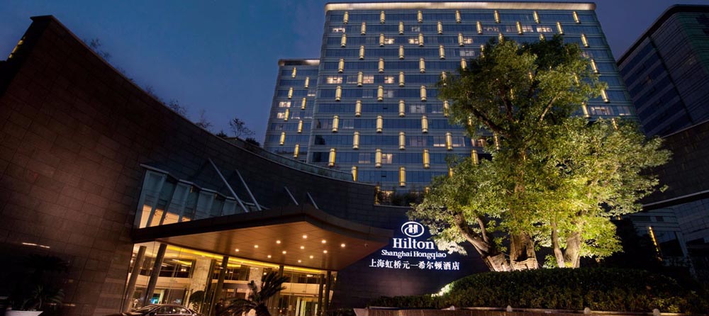 Hilton Shanghai Hongqiao上海虹桥元一希尔顿酒店外观图